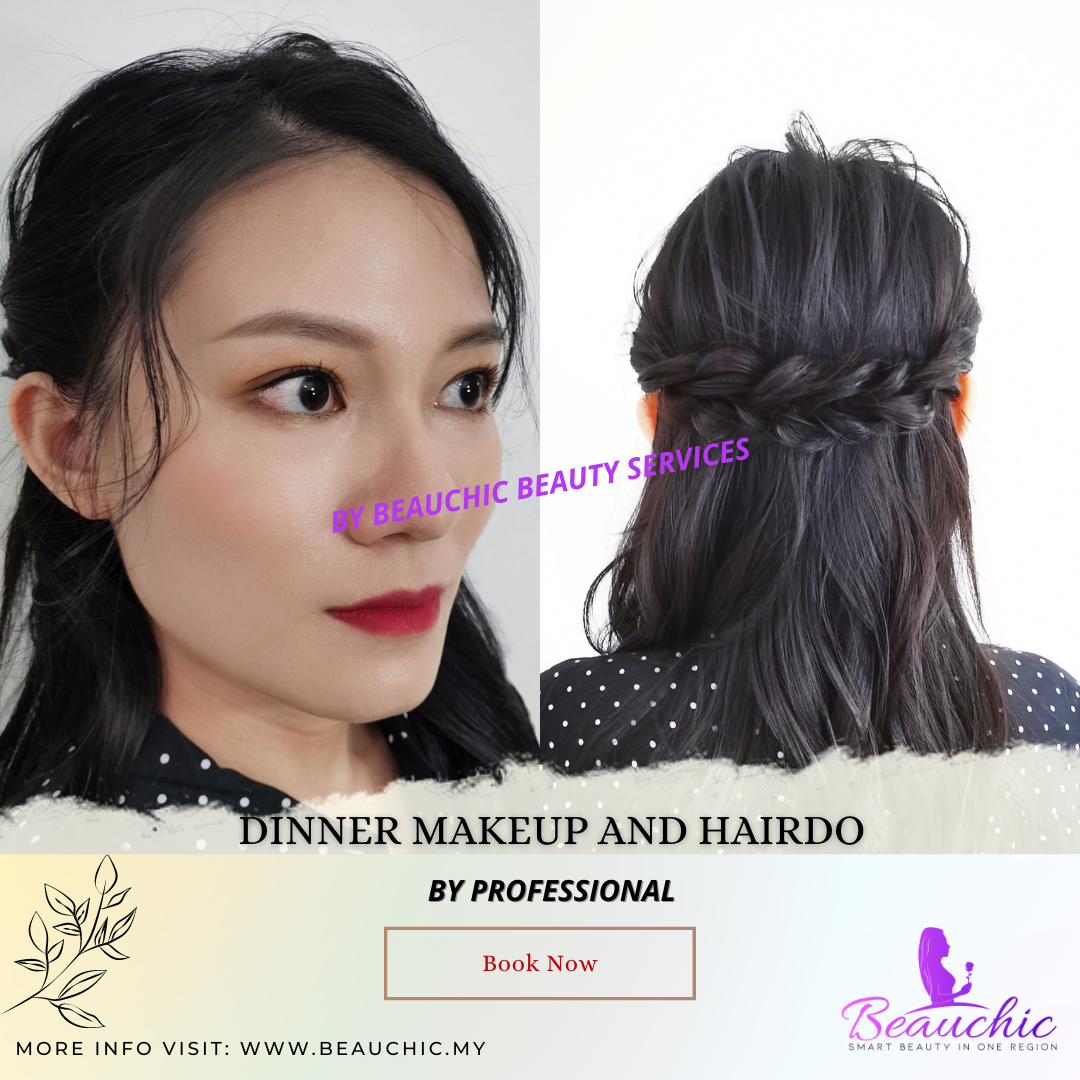 Dinner Makeup and Hairdo by Professional